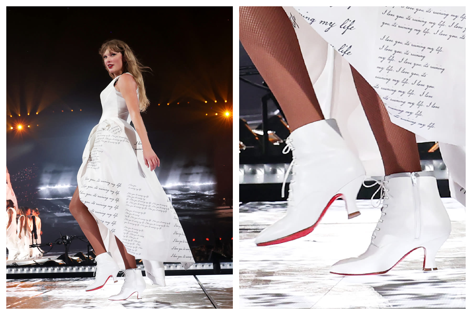 Taylor Swift’s Must-See Shoe Moment Onstage at the Eras Tour in Paris + New Christian Louboutins