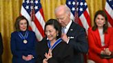 Michelle Yeoh Receives Presidential Medal of Freedom from President Joe Biden