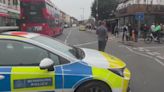 Police van hits man while responding to emergency