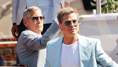 Just 13 Hilarious Photos of George Clooney and Brad Pitt's Friendship Over the Years