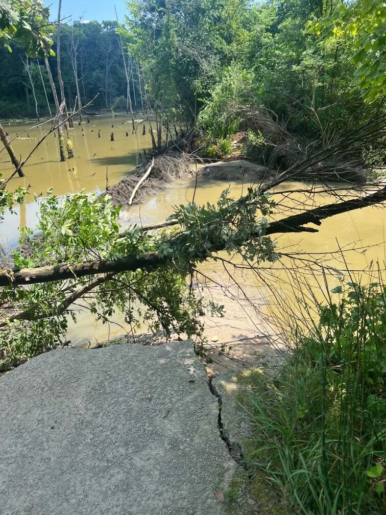 Section of Clinton River Trail washed away in Rochester after storms flood parts of city