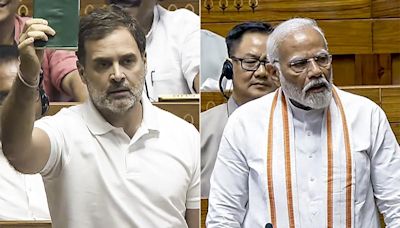 PM Modi vs Rahul Gandhi: BJP's "Contrasting" Videos From Lok Sabha