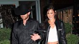 Bella Hadid Stuns in Black Leather Look With Cowboy Boyfriend Adan Banuelos in NYC