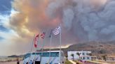 Wildfires on Greek island of Rhodes force hundreds of holidaymakers to evacuate