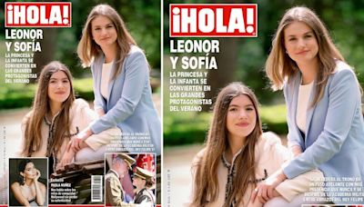 En ¡HOLA!, Leonor y Sofía, la Princesa y la Infanta son las grandes protagonistas del verano