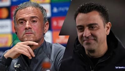 El dardo de Luis Enrique a Xavi antes del Barcelona vs. PSG por Champions League