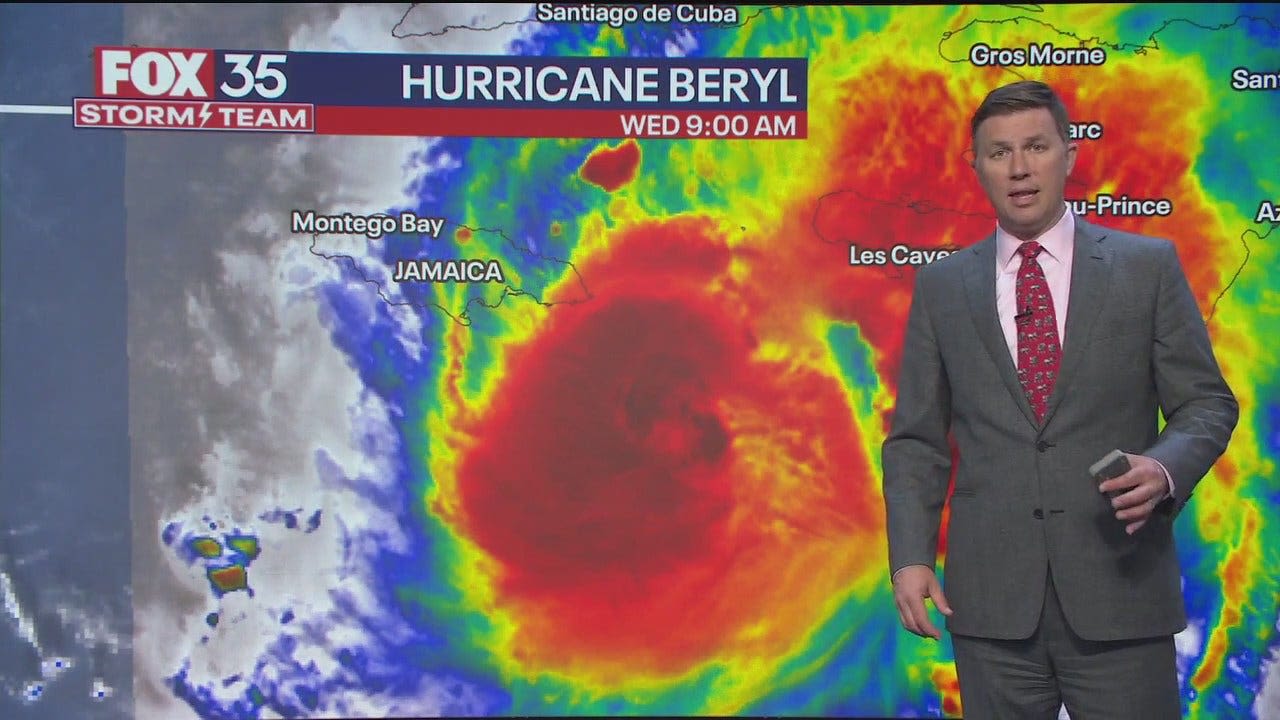 Hurricane Beryl could bring 'life-threatening' rip currents to Florida beaches amid Fourth of July weekend