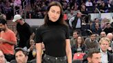 Irina Shayk Brings Her Sultry Style Courtside at Knicks Game in Thigh-High Leopard Boots