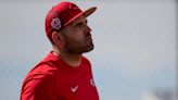 Joey Votto debuts in spring training games, but remains uncertain for Opening Day