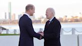 Prince William meets with President Joe Biden during Boston trip