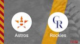 How to Pick the Astros vs. Rockies Game with Odds, Betting Line and Stats – April 28