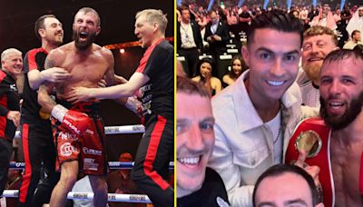I fought on Fury vs Usyk undercard and battered world champ in front of Ronaldo