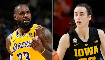 Like Caitlin Clark, LeBron James started pro career 0-4. Lakers star hopes 'she kills' in WNBA