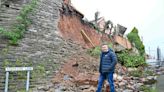 Dad faces £400k bill after castle wall collapses outside his home