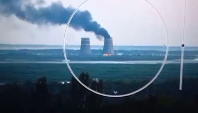 Russia 'sets fire to Europe's biggest nuclear plant' as fighting rages in Kursk