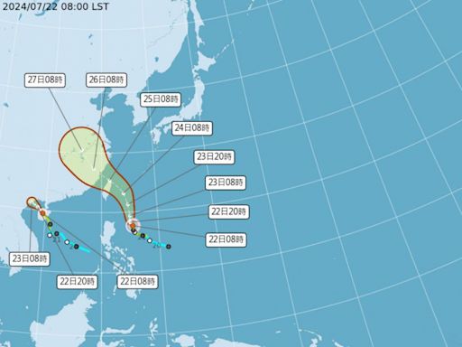 要放颱風假了？凱米轉中颱「不排除變強颱」…十級風暴風圈「狂掃4縣市」！影響最劇時間曝光