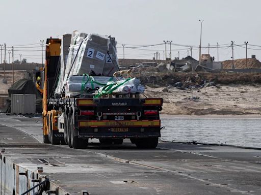 Estados Unidos desmantelará el muelle flotante construido para facilitar la entrega de ayuda humanitaria en Gaza