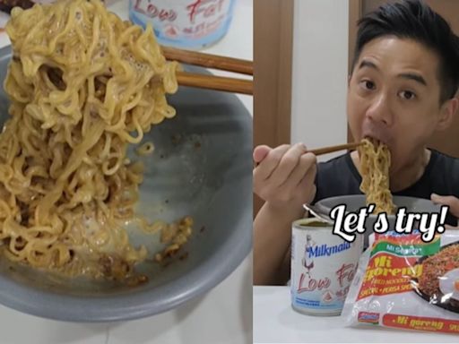 Bizarre! Singapore Man Adds Milkmaid To Noodles In Viral Video