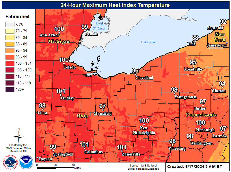 Weather alert: Dangerous heat wave engulfs Akron with heat advisory, air quality alert issued