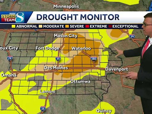 Iowa weather: For first time since 2022 no part of Iowa is in 'extreme drought'