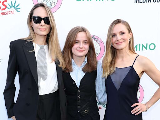 Angelina Jolie and Daughter Vivienne Show Up for Kristen Bell, Plus Rebecca Romijn, Lenny Kravitz and More