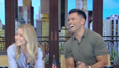 'Live's Kelly Ripa and Mark Consuelos learn why ankle socks are "canceled" from Gen Z members of their studio audience