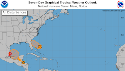 Tropical Storm Alberto getting closer to Mexico. See spaghetti models