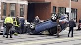 Emergency crews respond to rollover crash in Jamaica Plain - Boston News, Weather, Sports | WHDH 7News