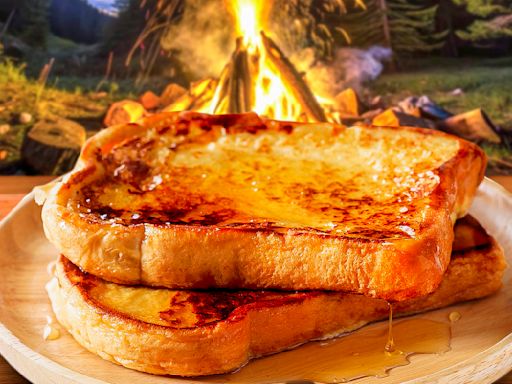 Have Breakfast By The Campfire By Roasting Your French Toast