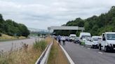 Crash closes motorway in both directions in Devon