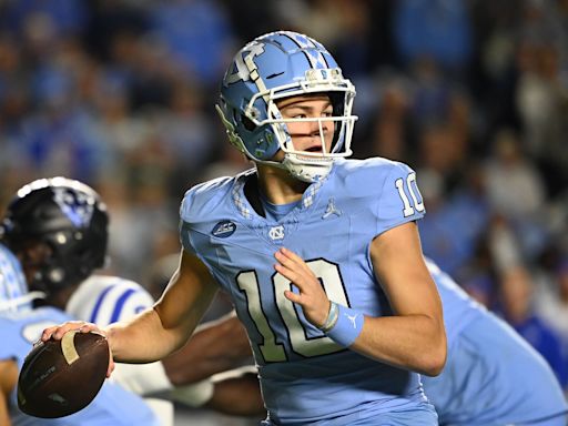 WATCH: Patriots QB Drake Maye arrives for rookie minicamp