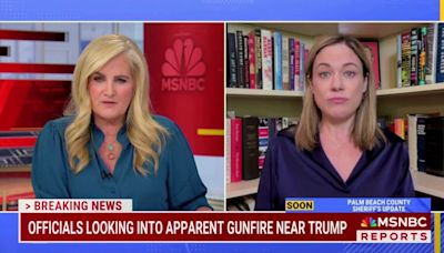 MSNBC host asks if Trump campaign will call for 'toning down' rhetoric after shooting outside his golf club