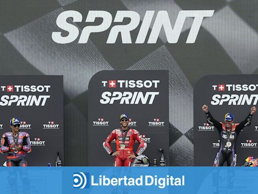 Bastianini vence, Bagnaia y Márquez se caen en el sprint de Inglaterra