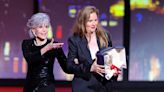 Watch Jane Fonda Hilariously Chuck Palme d’Or Certificate at Winner Justine Triet, Who Forgot to Take It (Video)