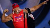 WWE legend Hulk Hogan rips off t-shirt in support for Donald Trump