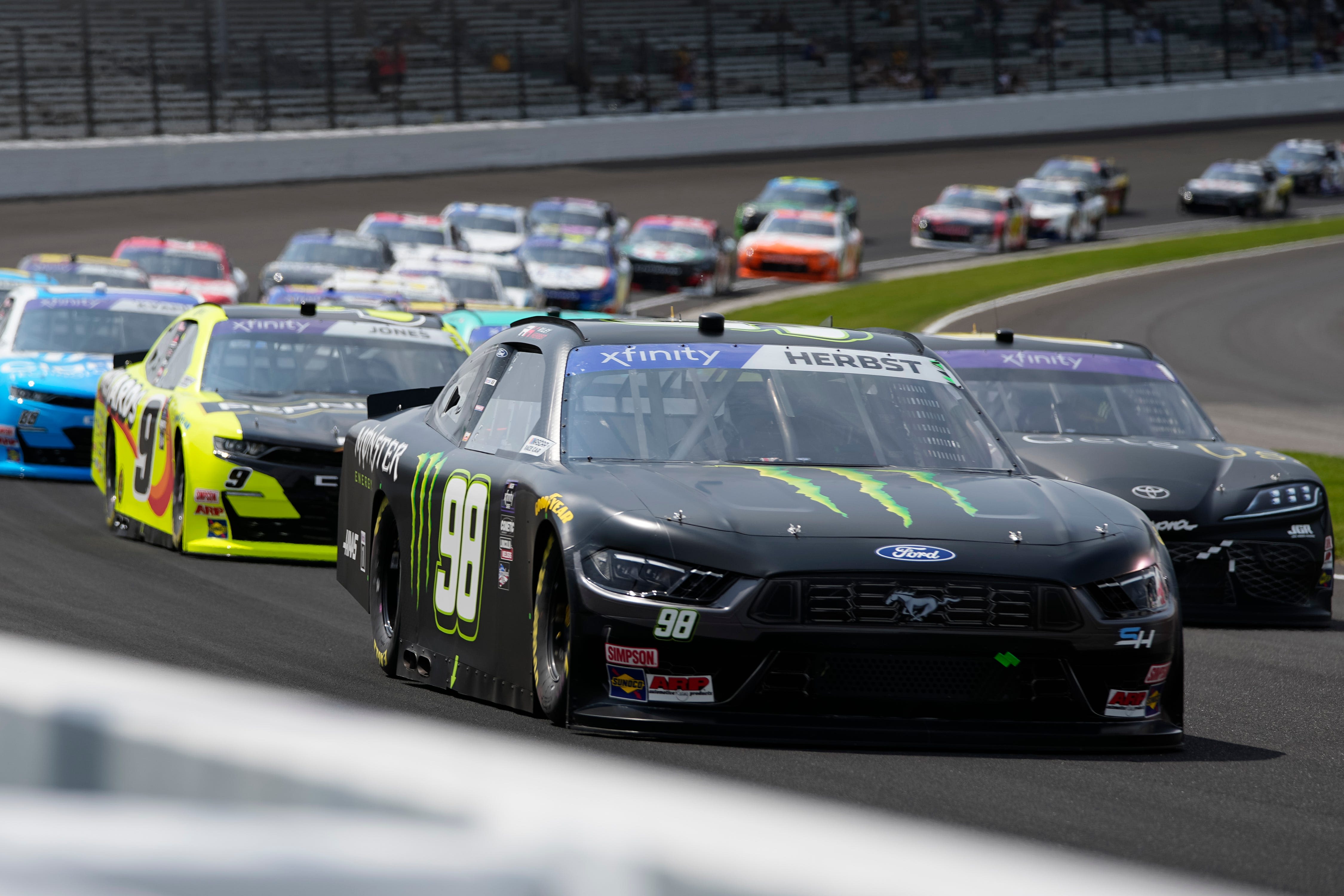 Who won NASCAR Xfinity race in Indianapolis? Winner is Riley Herbst, plus full results