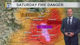 Extremely high fire danger develops Saturday in New Mexico