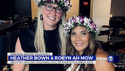 Hawaii’s Ah Mow, Bown inducted to USA Volleyball Hall of Fame