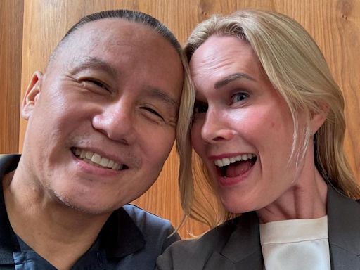 Law & Order: SVU's BD Wong and Stephanie March Pose for 'A Very Happy Reunion'