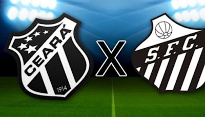 Ceará x Santos no Brasileirão: onde assistir ao vivo, horário e escalação