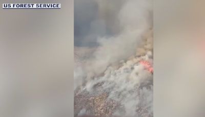 Sand Stone Fire shutters southbound lanes of SR 87 as flames spread