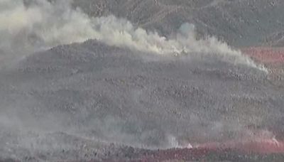 Fire crews stop forward spread of brush fire burning in Temecula