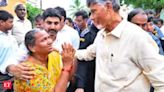 Andhra CM Naidu disburses welfare pensions to beneficiaries - The Economic Times