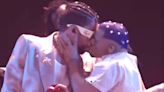 Bad Bunny kisses male backup dancer, takes home VMA for Artist of the Year