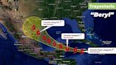 Huracán Beryl va al norte; Conagua y Samuel confirman trayectoria