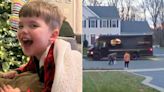 Toddler Thanks UPS Driver After Delivery and Gives Him a Hug in Sweet Video: 'I Love You'