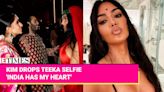 Kim Kardashian's Heartfelt Moments at the Ambani Wedding: Teeka Selfie Takes the Internet by Storm | Etimes - Times of India Videos