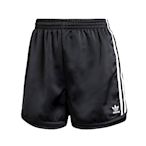 Adidas Sprint Shorts [IU2528] 女 短褲 運動 休閒 復古 三葉草 寬鬆 缎布 黑白