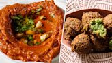 Alon Shaya pairs bright green falafel with velvety muhammara