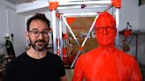 YouTuber Assembles Huge 3D Printer, Then Creates Life-Size Plastic Clone